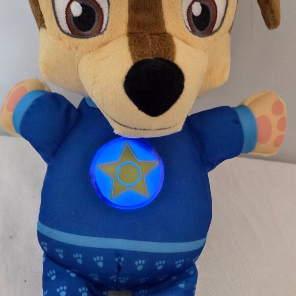 Paw Patrol Snuggle Up Pup Chase Plush Doll Night Light Musical Lullaby-Works - Picture 2 of 4